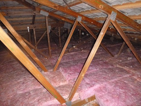 Pink batts installed